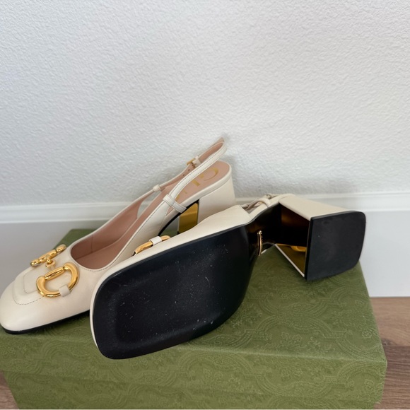 Gucci Horsebit Slingback Heels - Picture 3 of 4